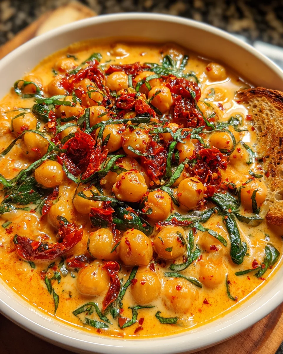 Marry Me Creamy Chickpeas