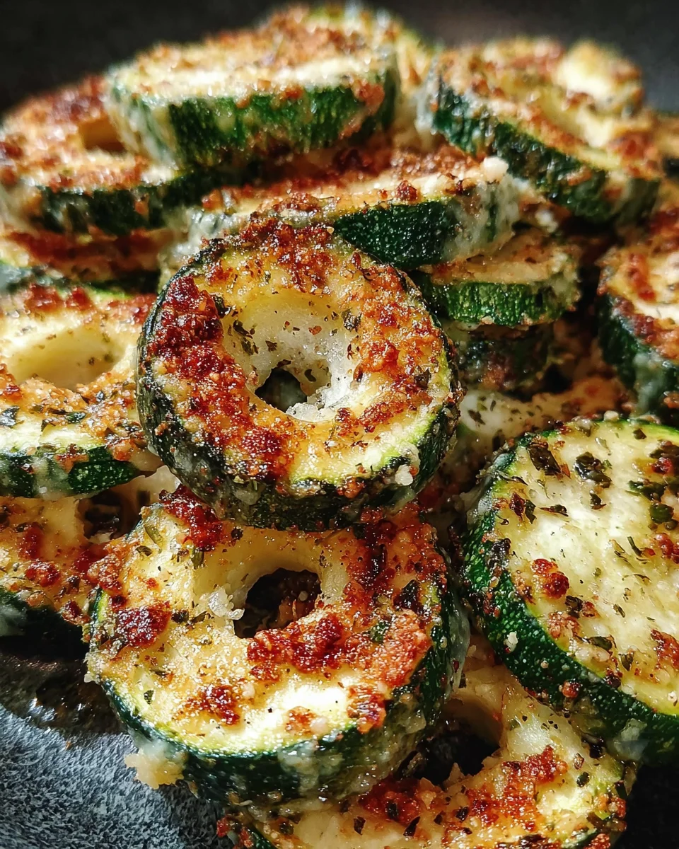 Easy Parmesan Zucchini Rings