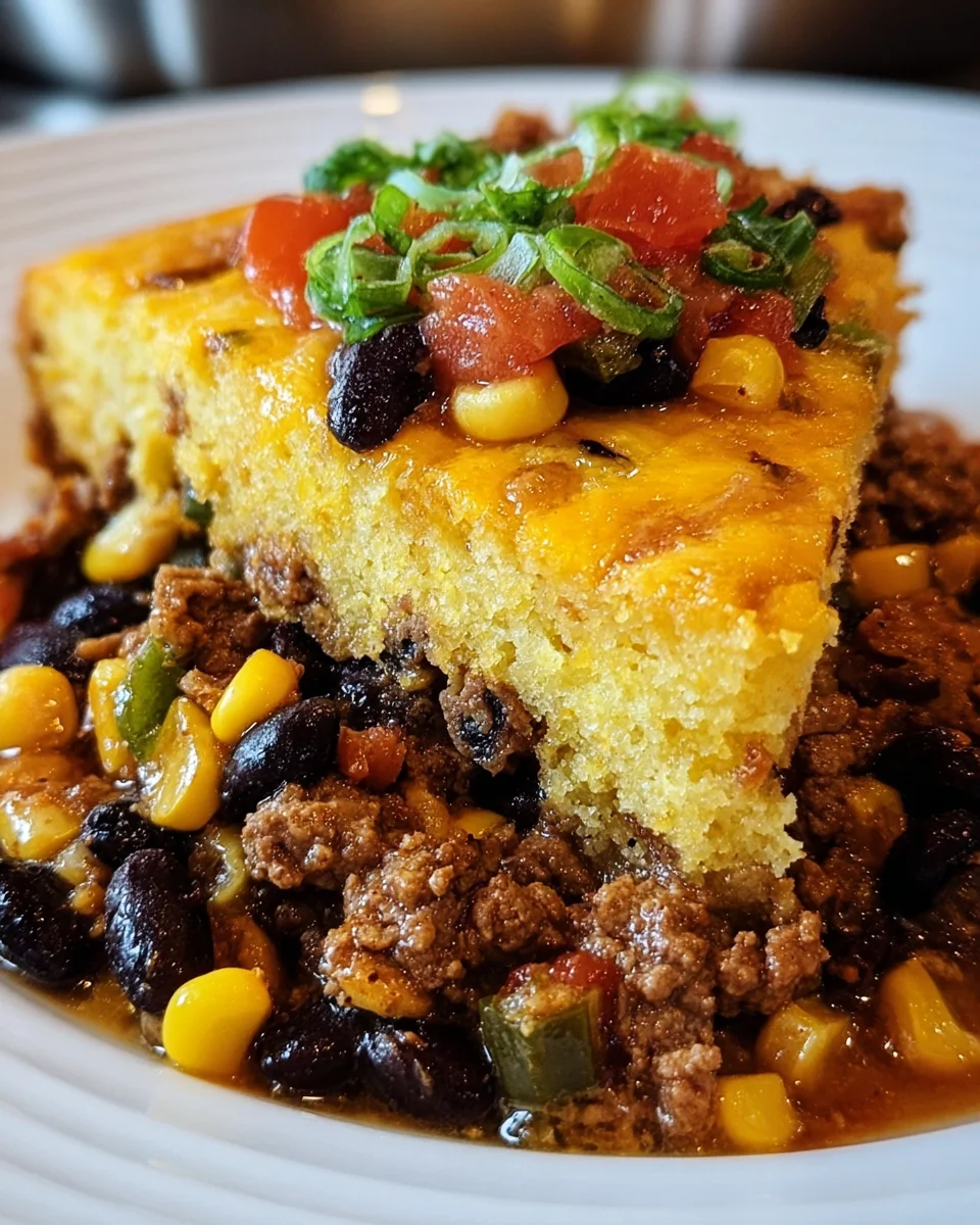 Cowboy Cornbread Casserole