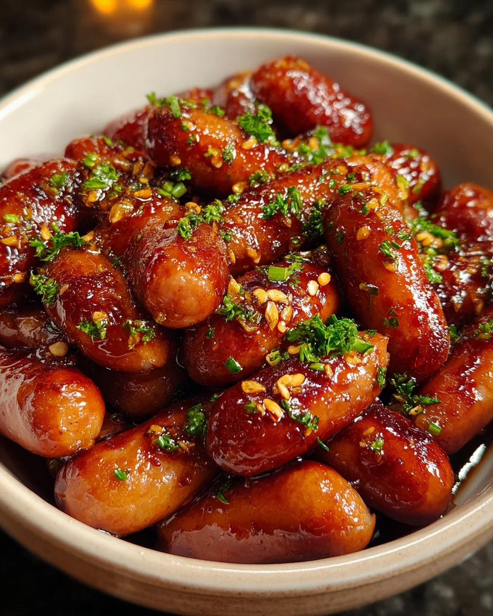 Hot Honey Garlic Lil Smokies