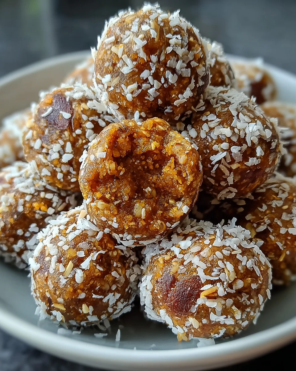 Ginger Turmeric Energy Balls
