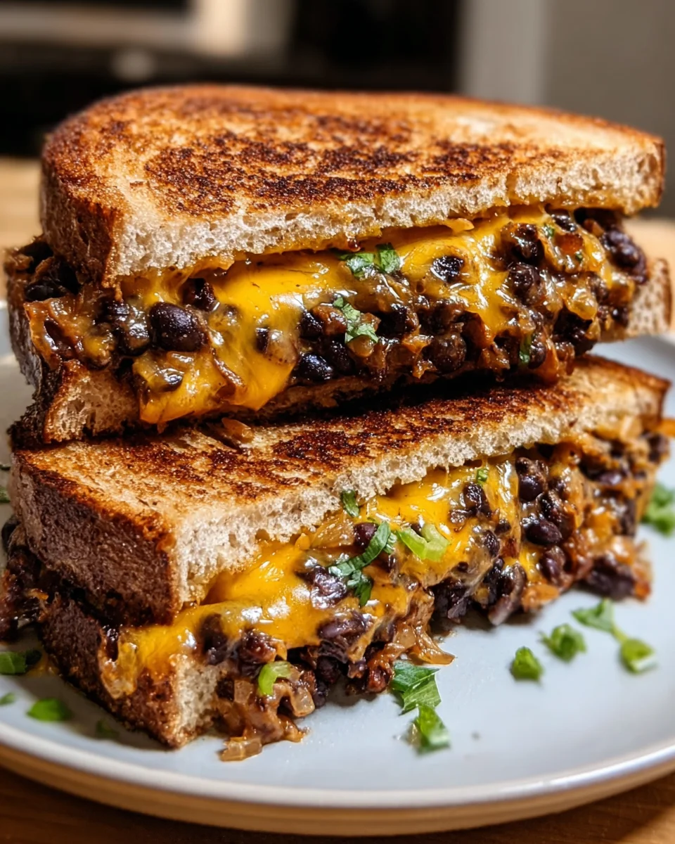 Black Bean Grilled Cheese