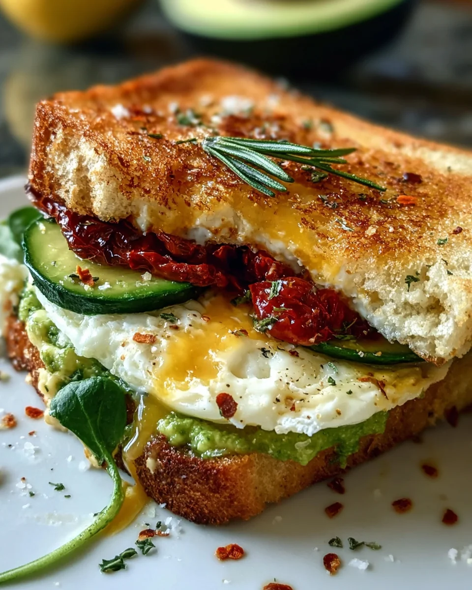 Mediterranean Breakfast Sandwich