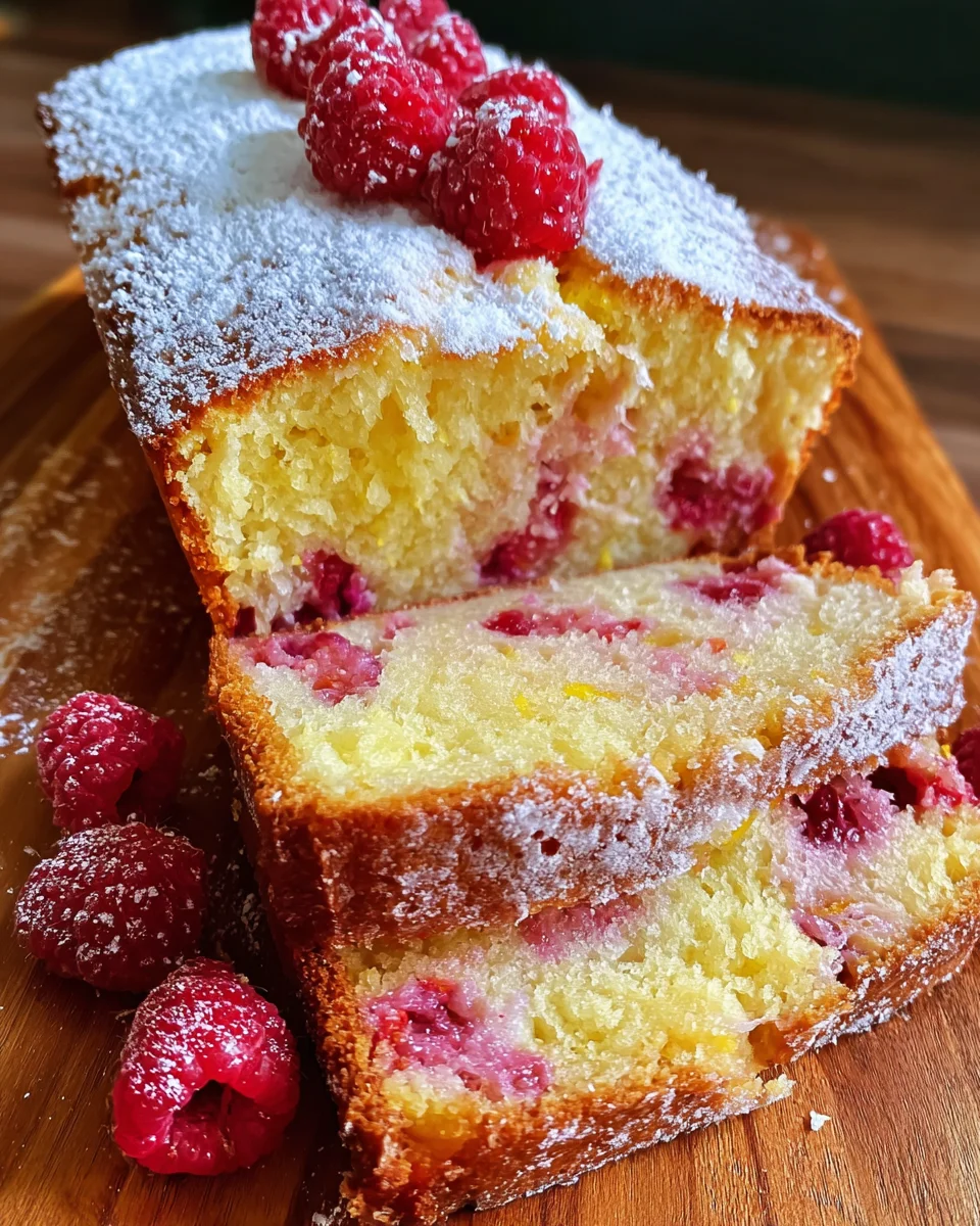 Lemon Raspberry Loaf