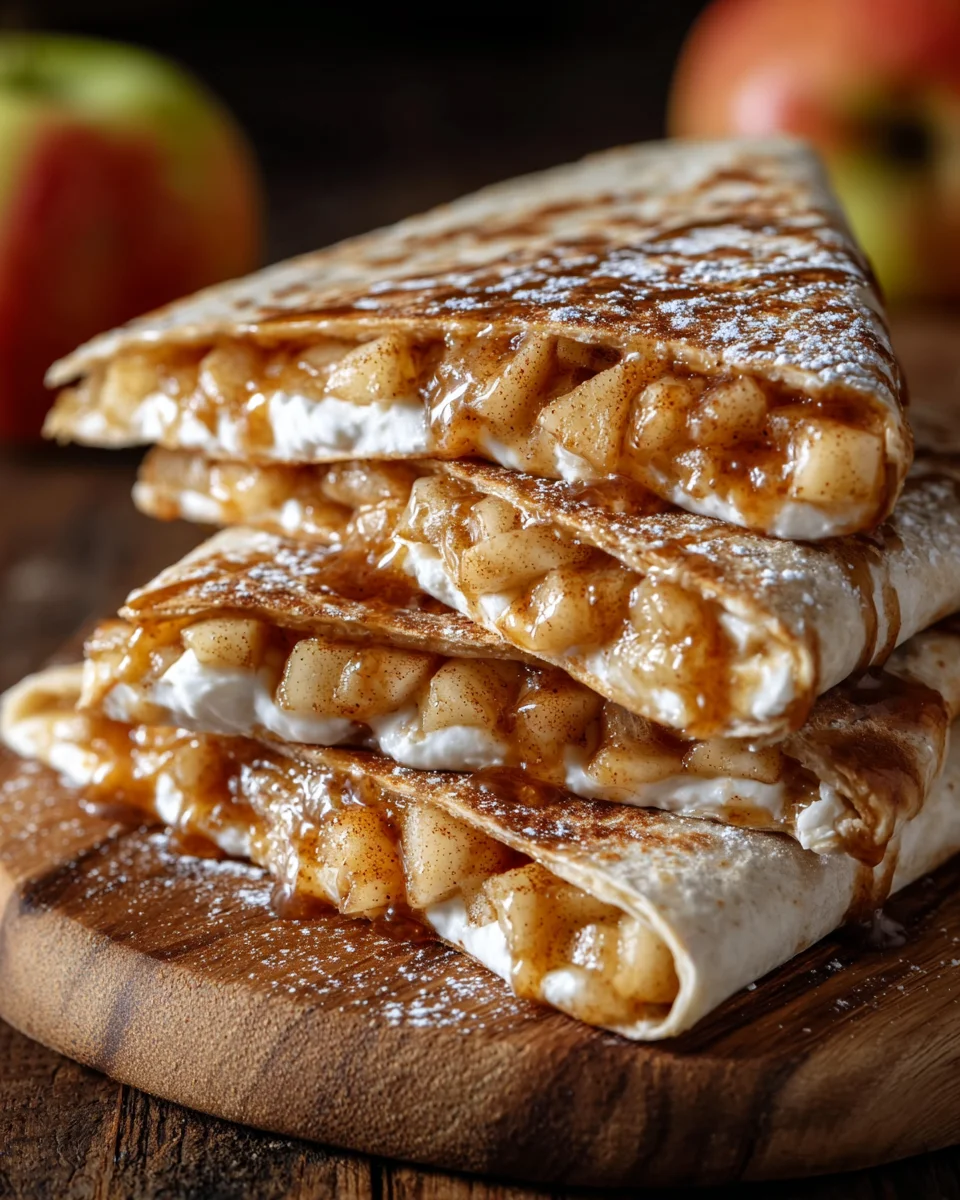 Apple Cinnamon Breakfast Quesadillas