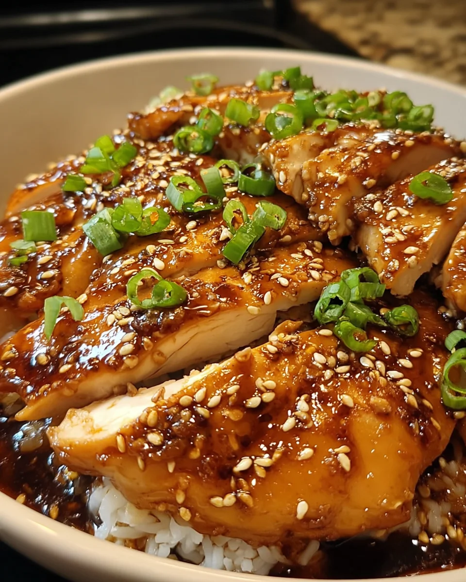 Crockpot Soy Honey Garlic Chicken