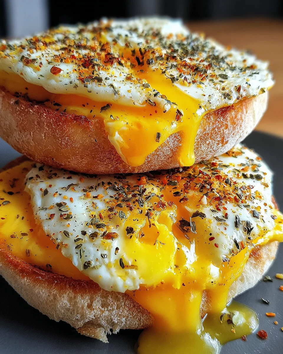 Spiced Egg Muffin Toast