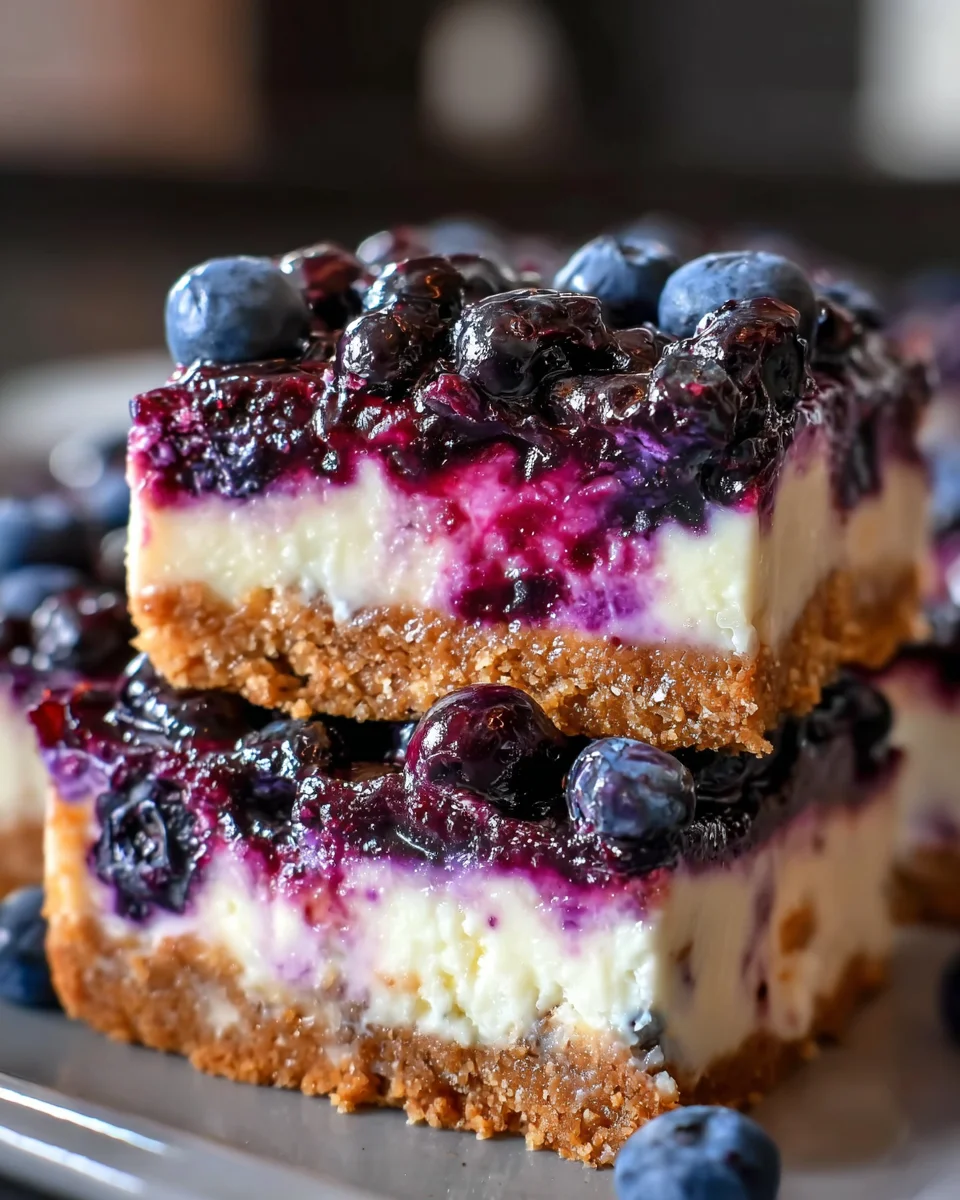 Blueberry Cheesecake Bars