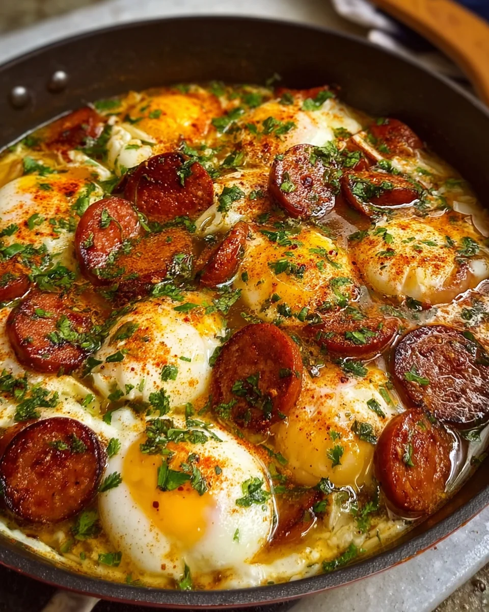 Egg Boil with Sausage