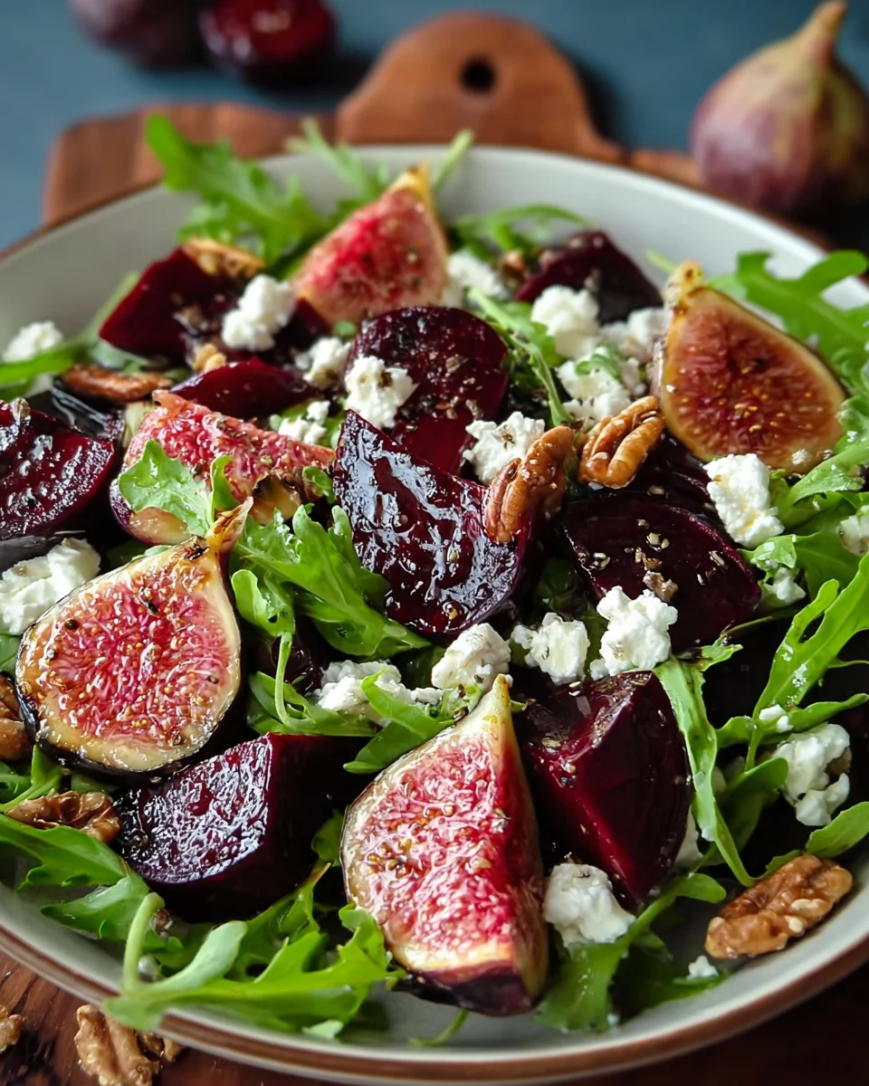 Roasted Beet and Fig Salad