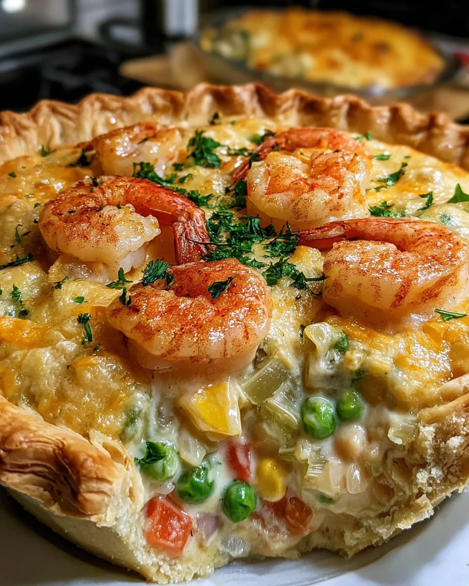 Florida Shrimp Cheddar Pie