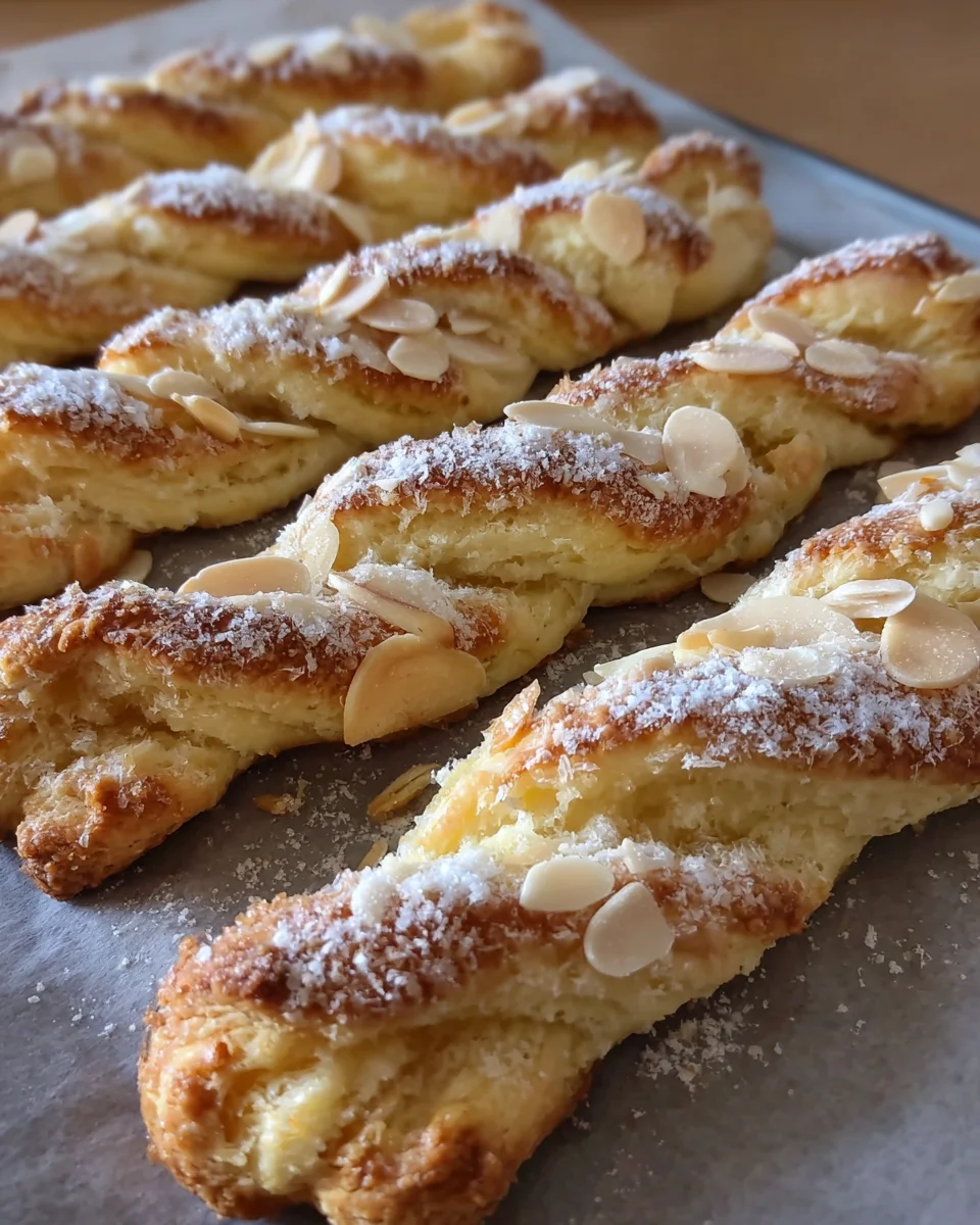 Soft Ricotta Almond Biscuit Twists