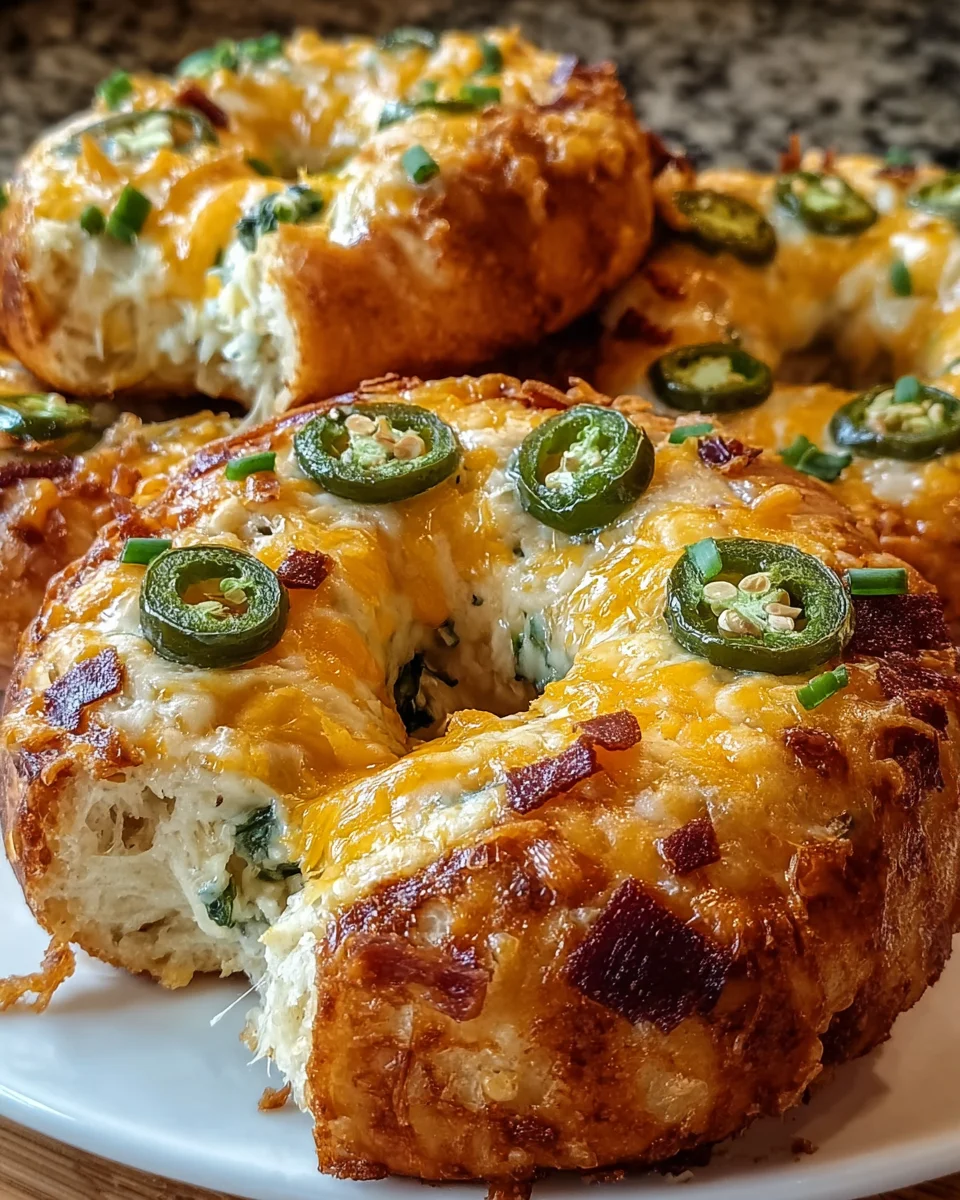Jalapeño Cheddar Protein Bagels