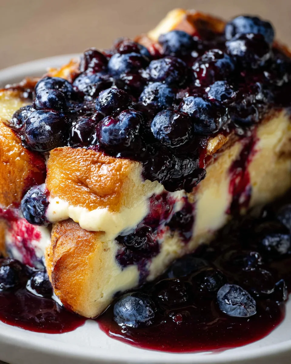 Blueberry French Toast Casserole