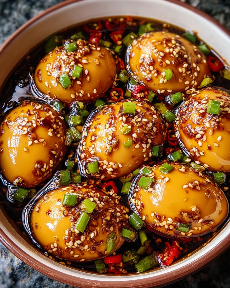 Korean Marinated Eggs Mayak