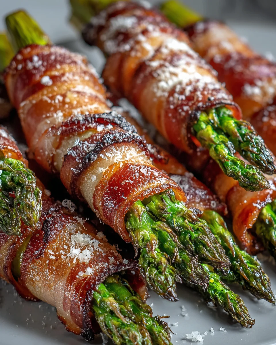 Keto Bacon Wrapped Asparagus Bundles