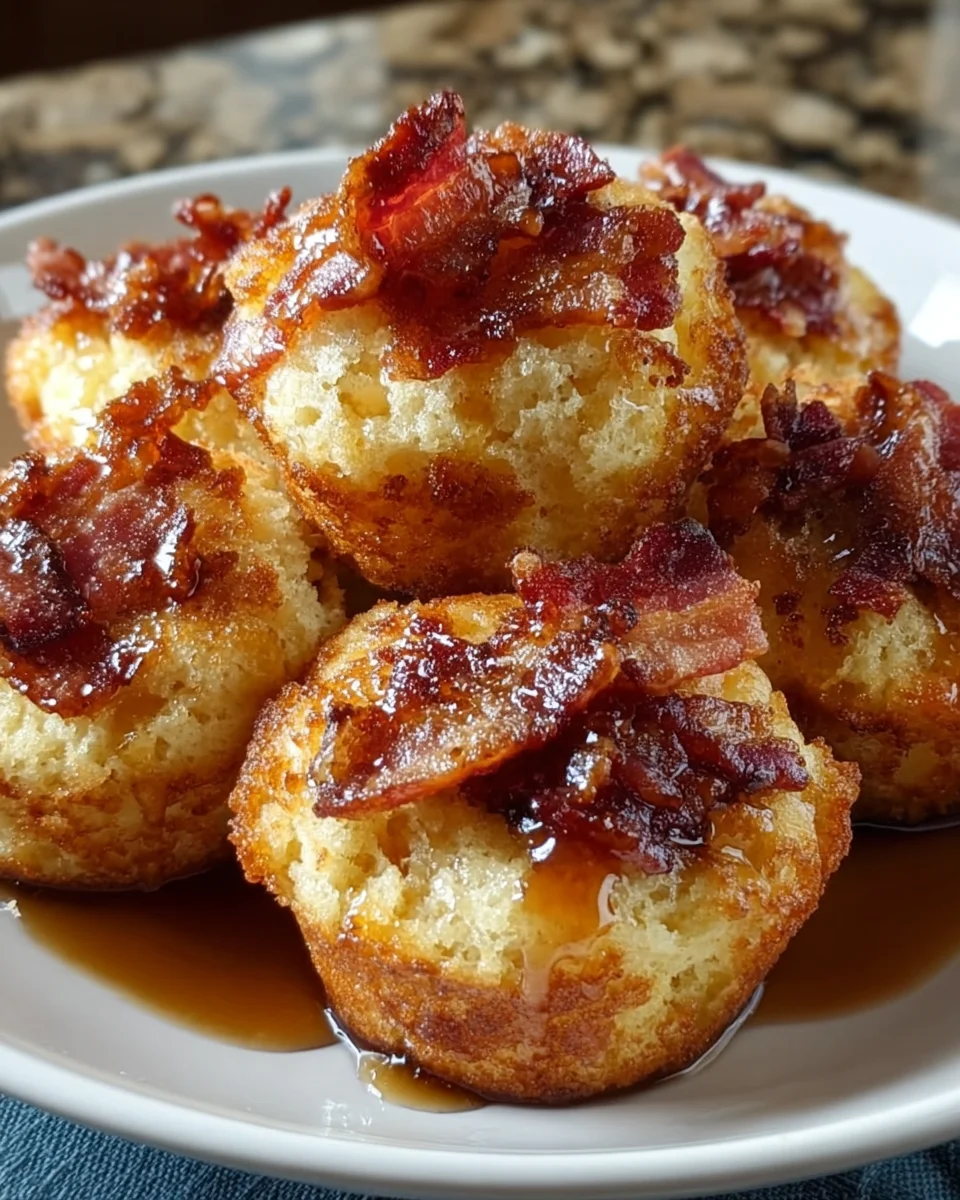 Maple Bacon Pancake Bites
