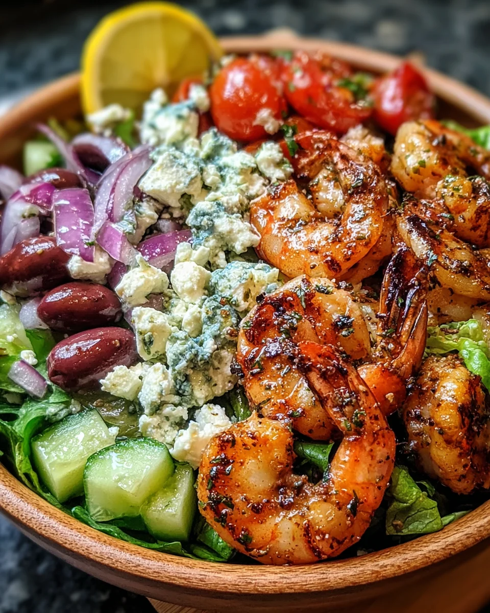 Greek Shrimp Mediterranean Bowl
