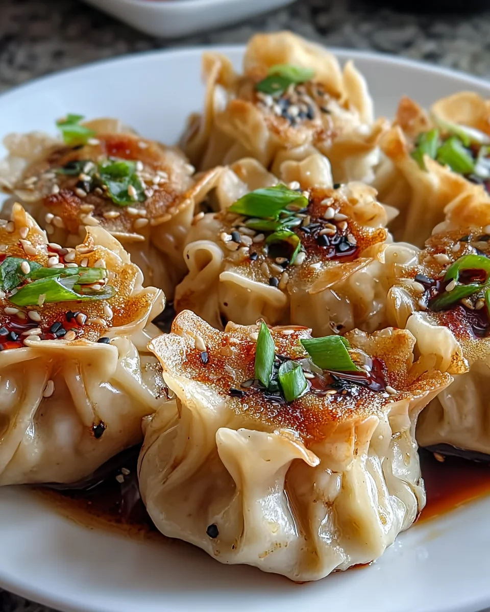 Air Fried Pork Dumplings