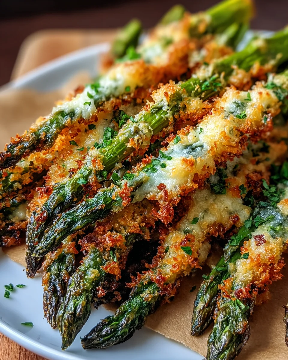 Crispy Asparagus Asiago Spears