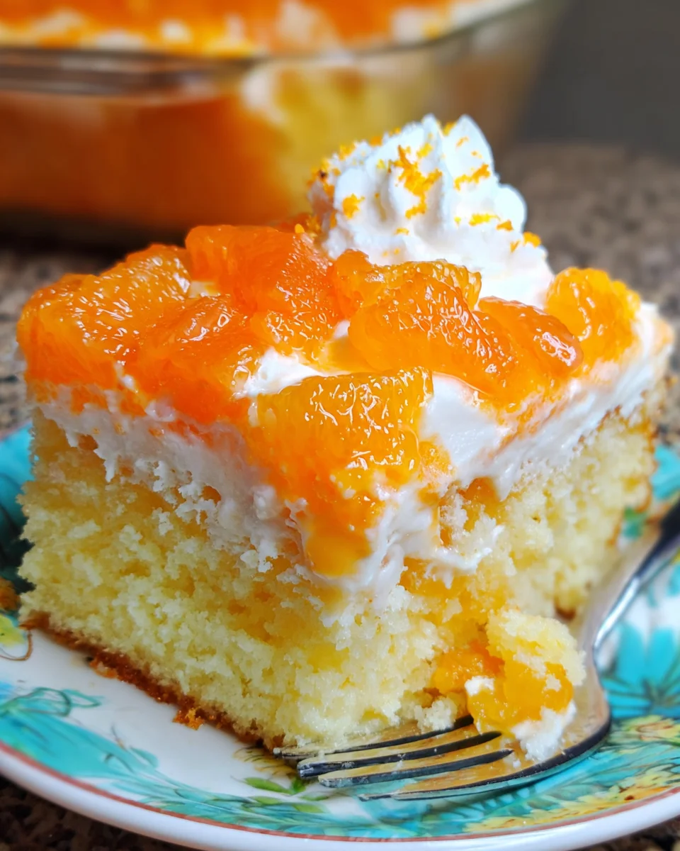 Orange Creamsicle Cake