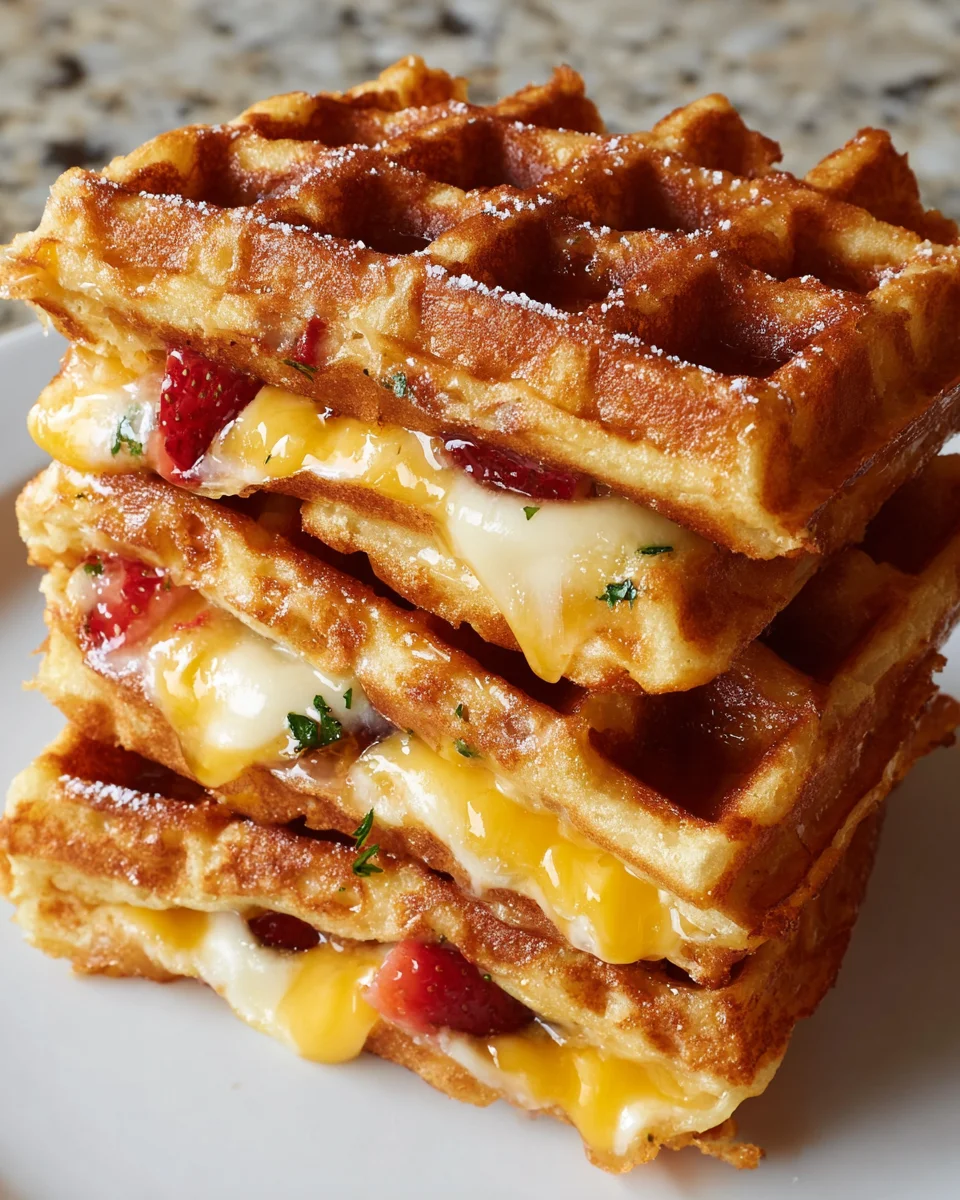 Sweet Waffle Grilled Cheese