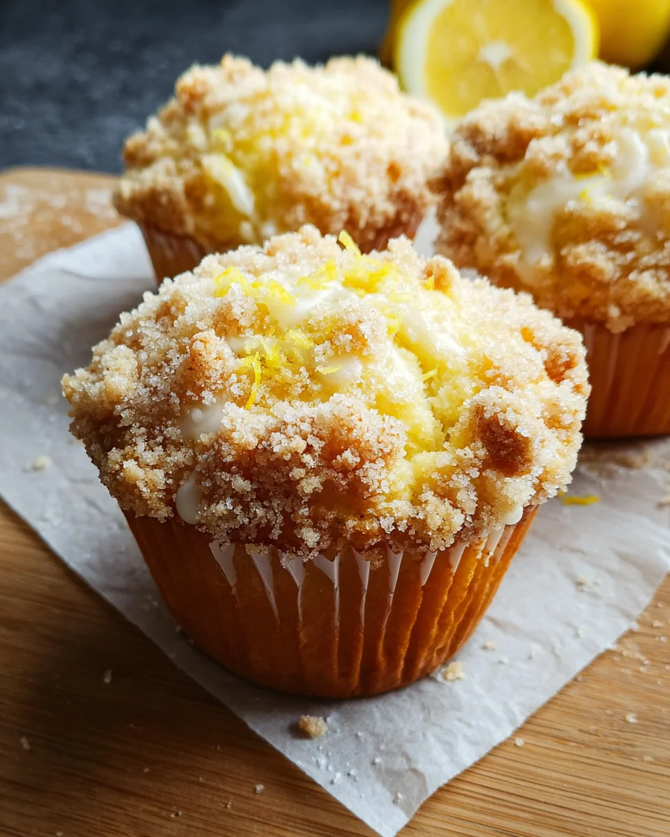 Lemon Crumb Muffins