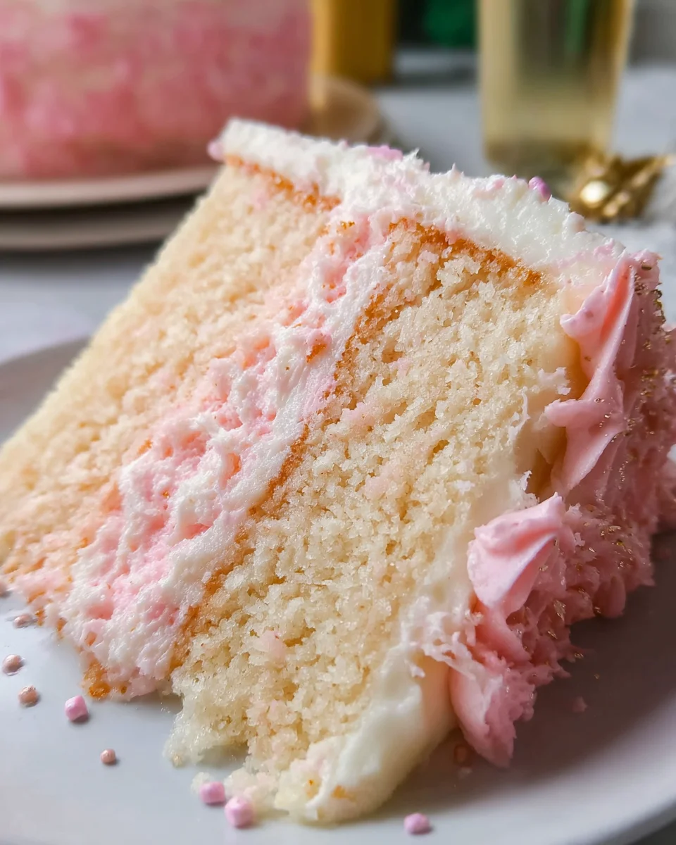 Pink Champagne Cake