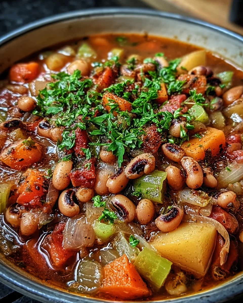 Black-Eyed Pea Stew with Chefs Touch