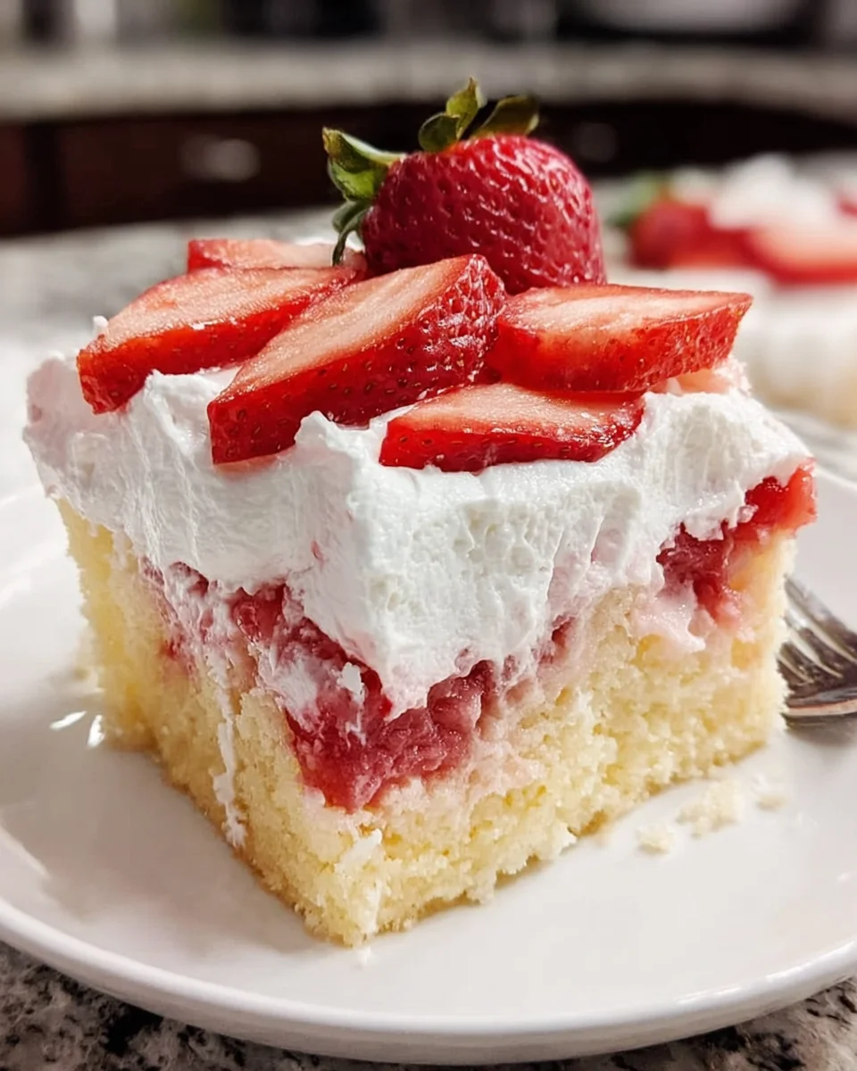 Strawberry Poke Cake