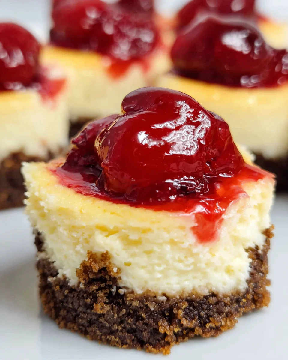 Mini Cherry Cheesecake