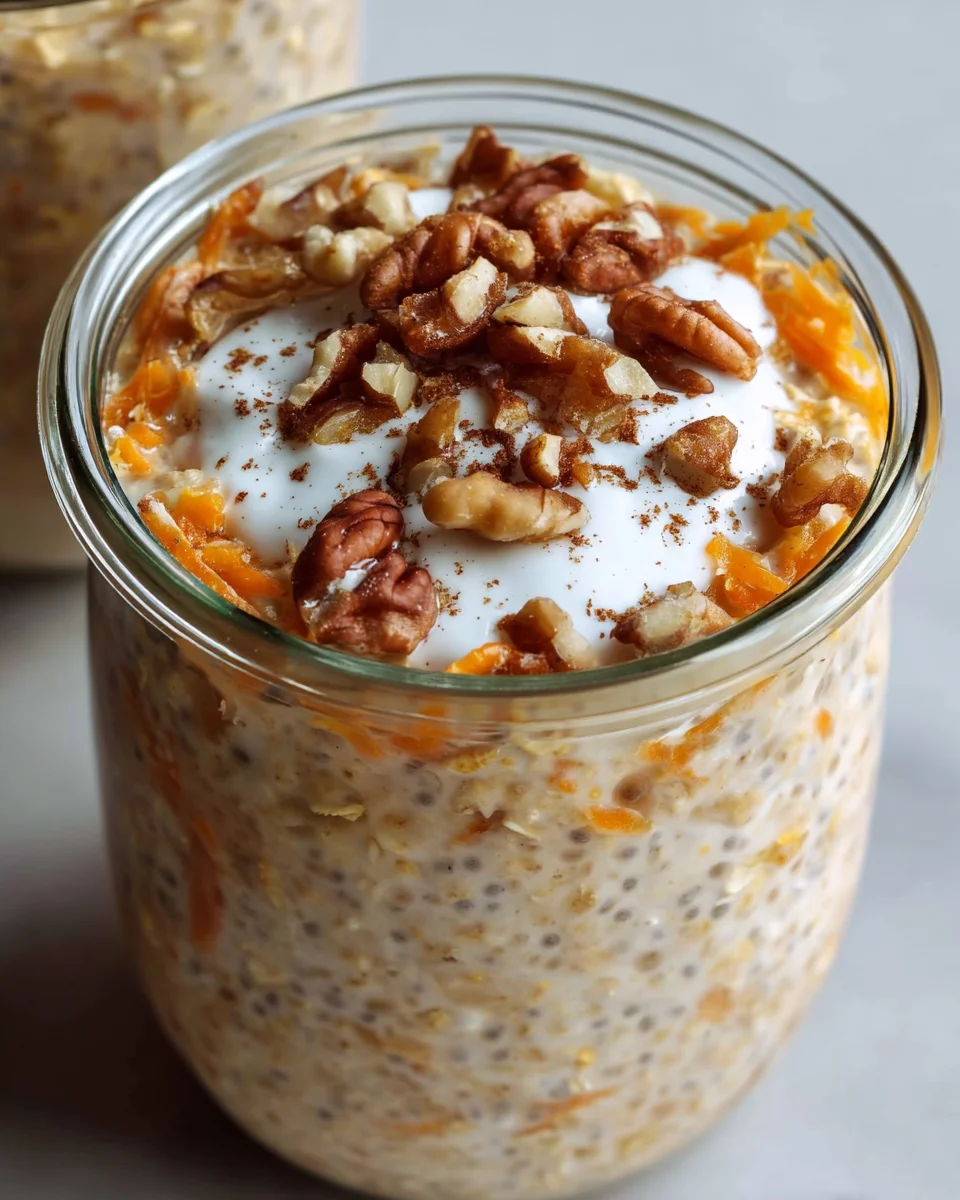 Carrot Cake Overnight Oats