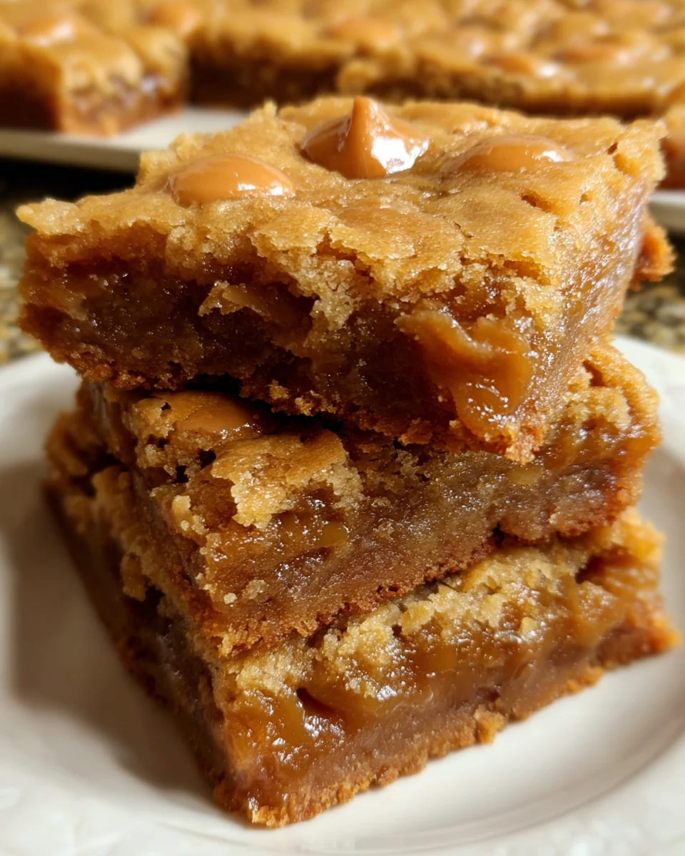 Grandma’s Chewy Butterscotch Blondies