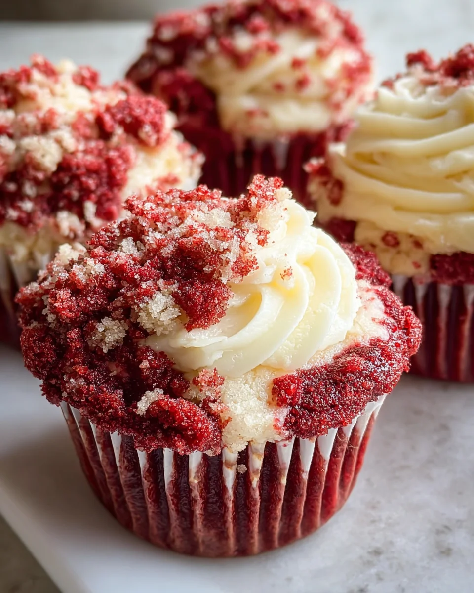 Red Velvet Cream Cheese Muffins