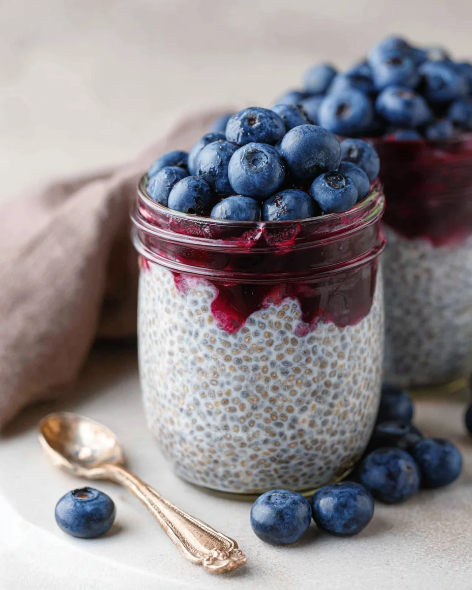 Blueberry Chia Seed Pudding
