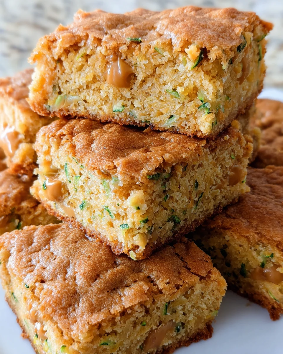 Butterscotch Zucchini Bars
