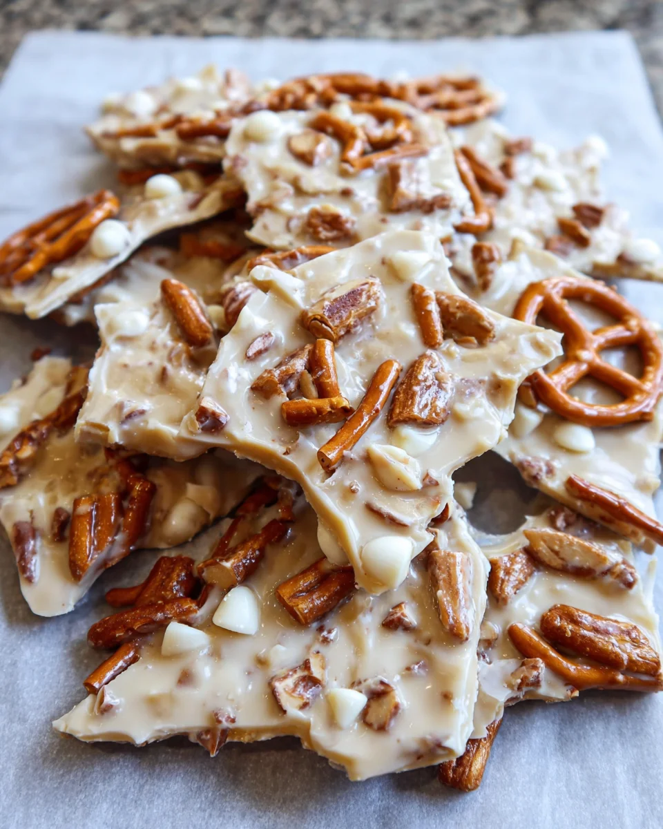 Peanut Butter Pretzel Bark