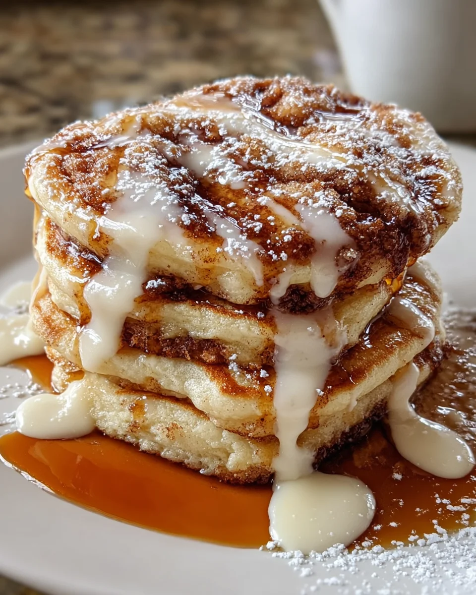 Cinnamon Roll Pancakes