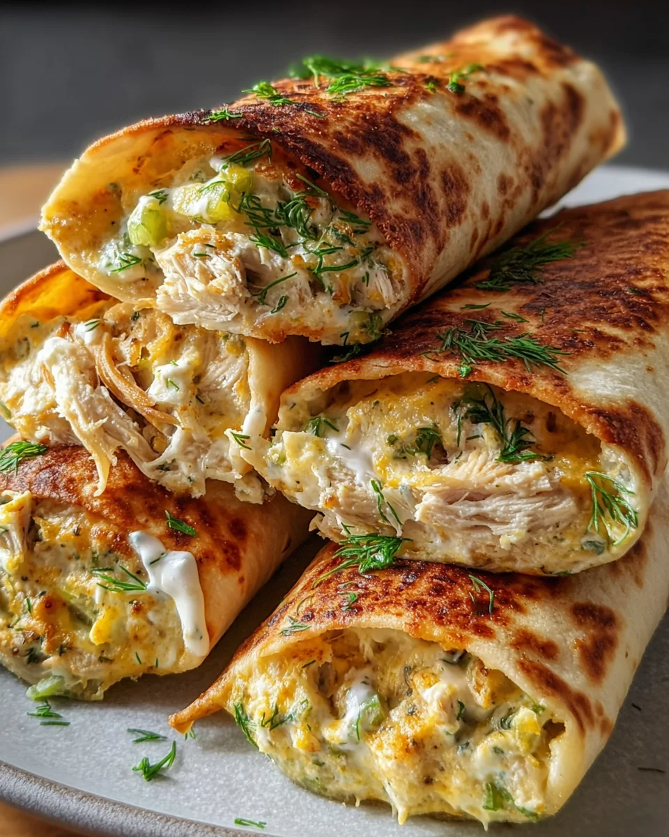 Dill Pickle Ranch Chicken Taquitos