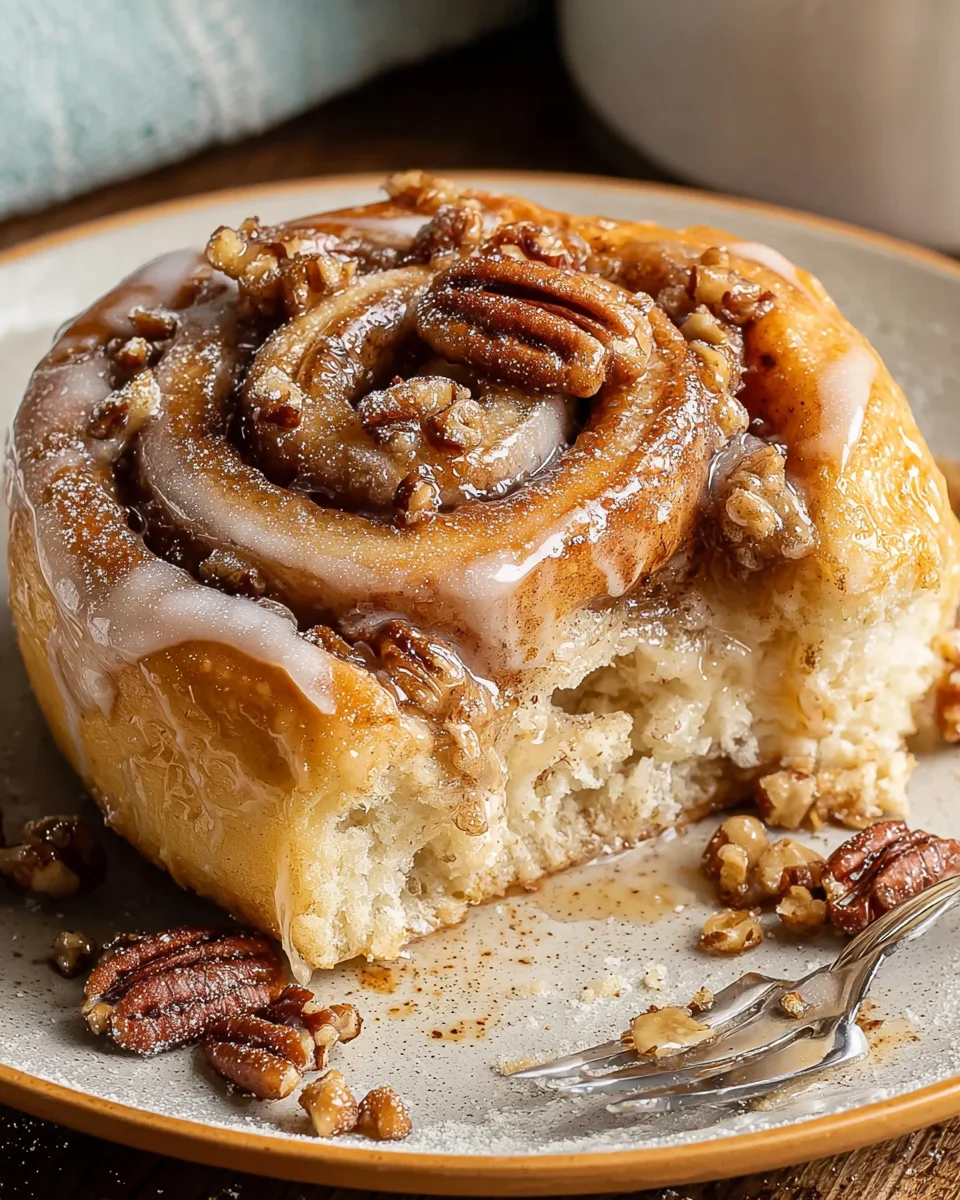 Pecan Pie Cinnamon Rolls