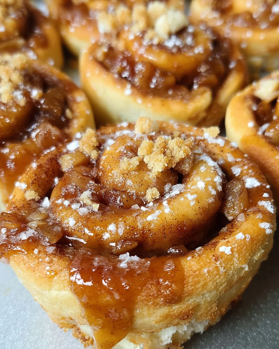 Apple Pie Stuffed Cinnamon Rolls