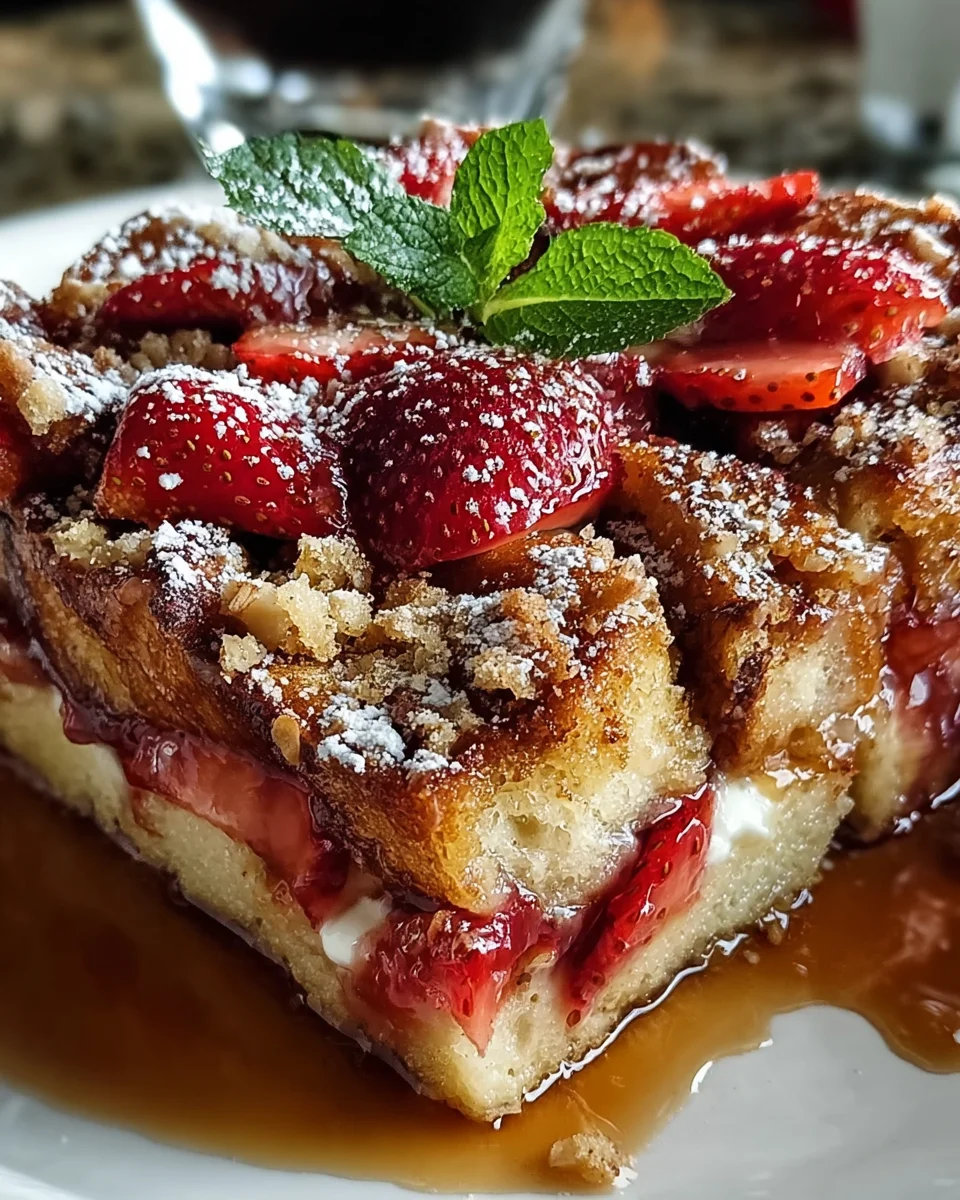 Strawberry French Toast Casserole
