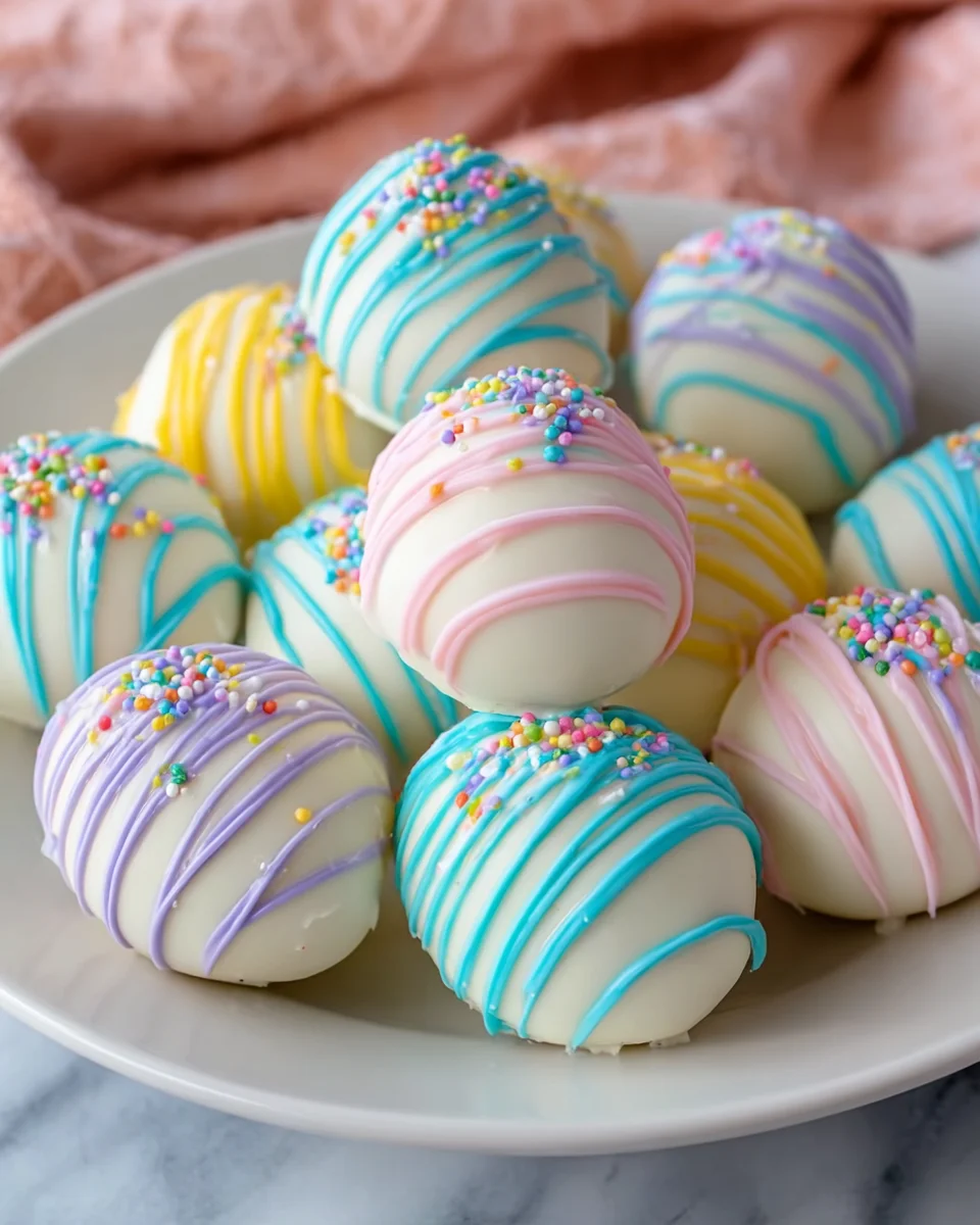 Easter Egg Oreo Cookie Balls