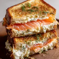 Smoked Salmon Grilled Cheese