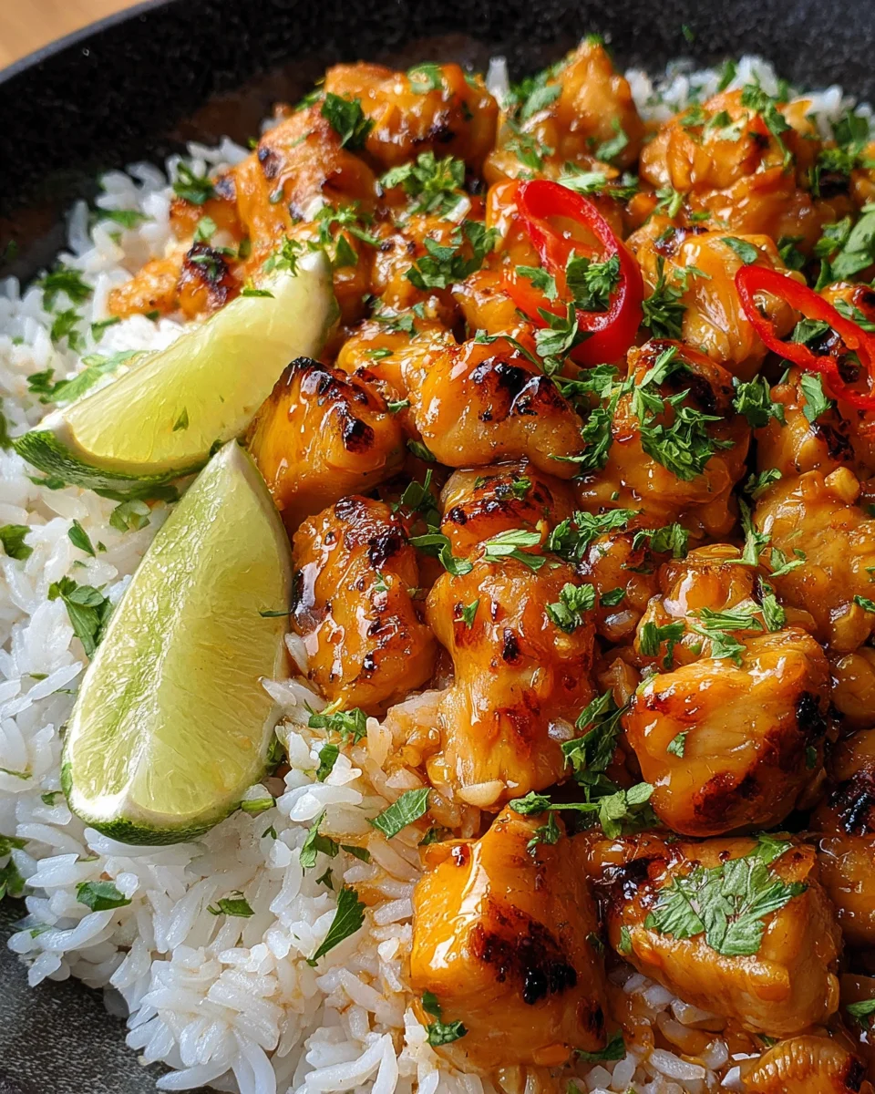 Maple Chicken Coconut Rice