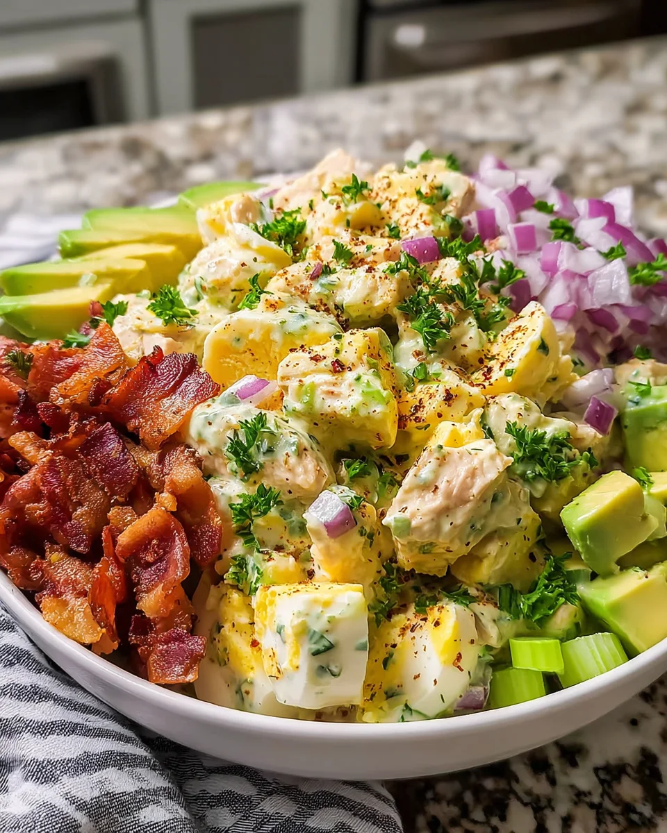 Protein-Packed Chicken and Egg Salad