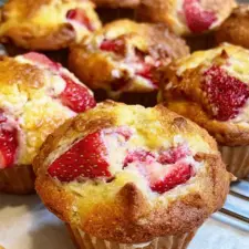 Strawberry Banana Muffins