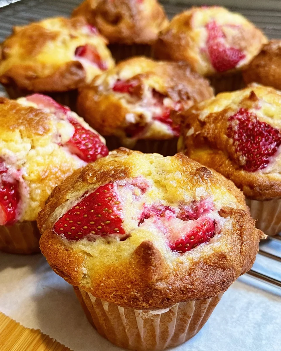 Strawberry Banana Muffins