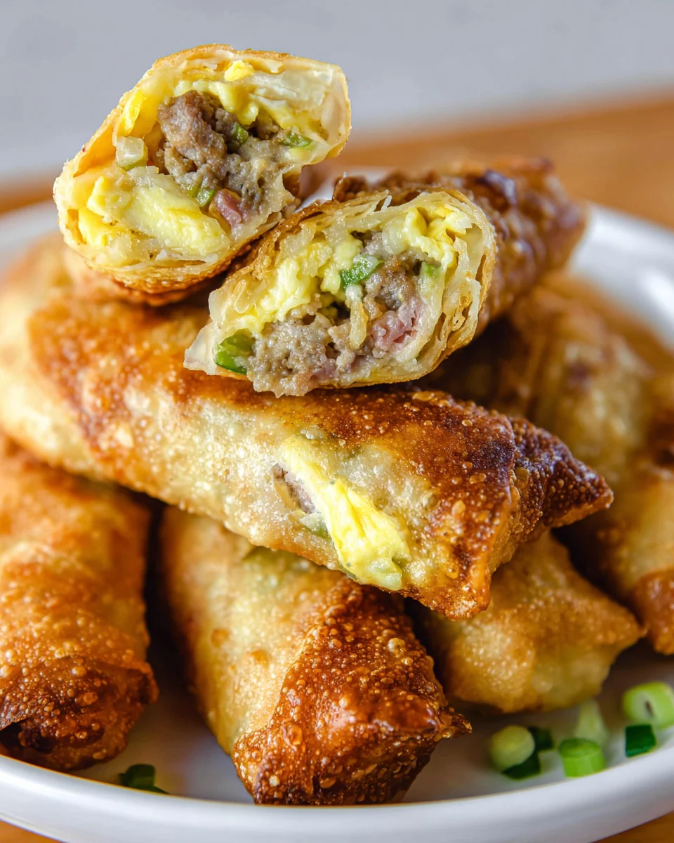 Breakfast Egg Rolls