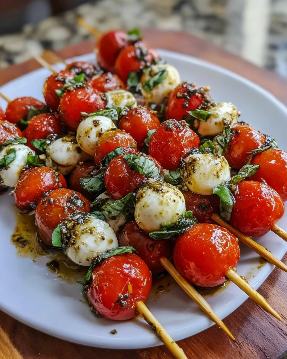 5-Ingredient Caprese Skewers